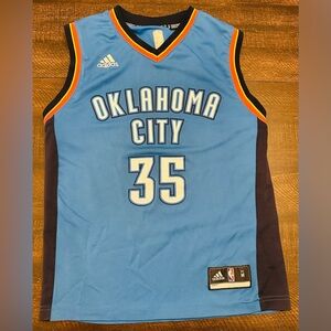 2014 Adidas NBA Thunder Kevin Durant #35 Basketball Jersey Size Youth Medium